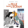 La fille dans l'écran