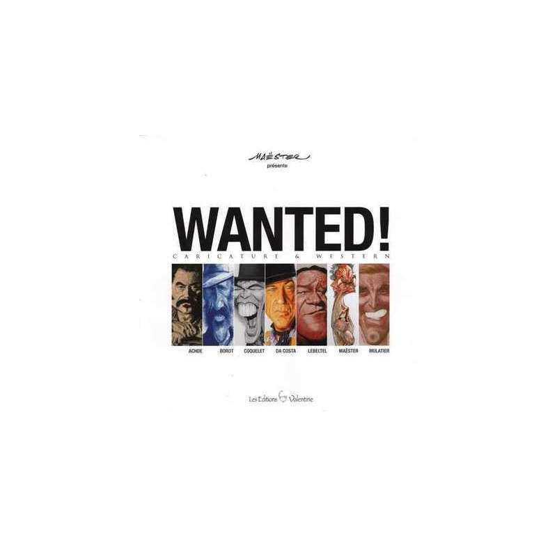 WANTED, caricature & western