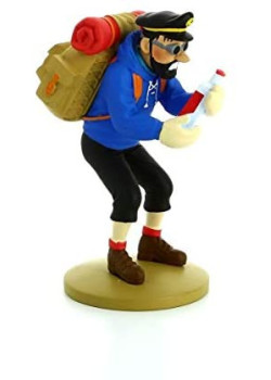 FIGURINE RESINE (COLLECTION 12CM) - C. HADDOCK A LA BOUTEILLE VIDE