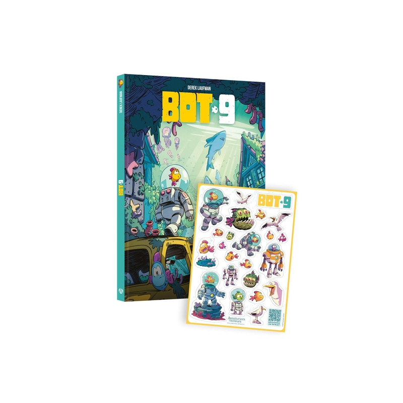 Bot-9 - tome 01 + 1 planche de sticker - édition limitée