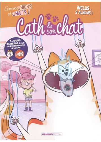 Cath et son chat - tome 01 / Les Chiens en BD - tome 01 - écrin