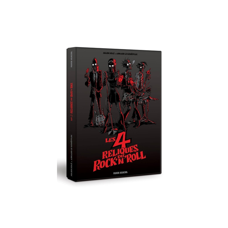 Les 4 Reliques du rock'n'roll - coffret avec vinyle et poster