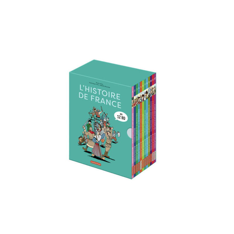 Histoire de France en BD - Coffret 12 volumes