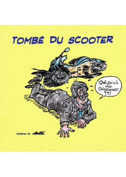 Tombé du Scooter