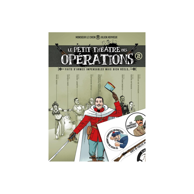 Le Petit Théâtre des opérations - tome 02 + 1 planche sticker offerte - édition limitée