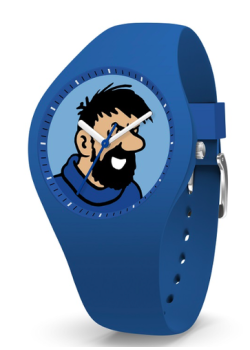 MONTRE - TINTIN & CO - HADDOCK « M » - BLEUE