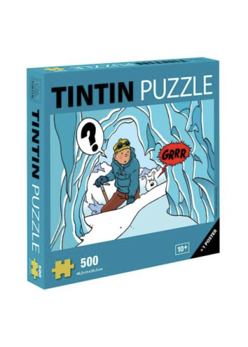 PUZZLE - TINTIN GROTTE TIBET - 500 pcs  POSTER