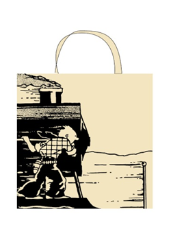 SAC COTON TRAIN 69 X 60 CM
